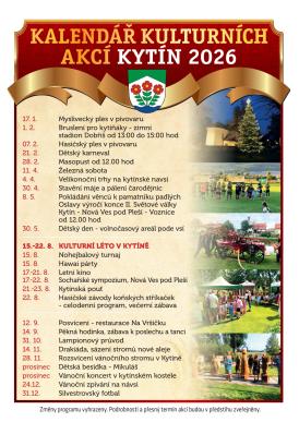 Kulturní akce 2026