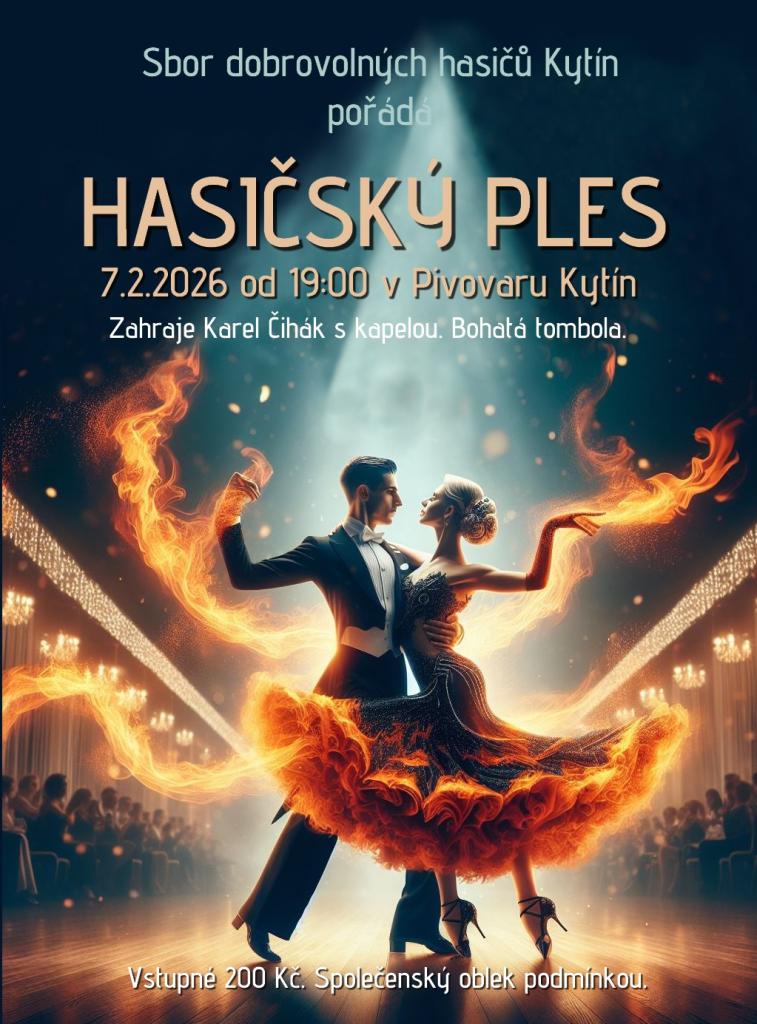 Plakát Hasičský ples 