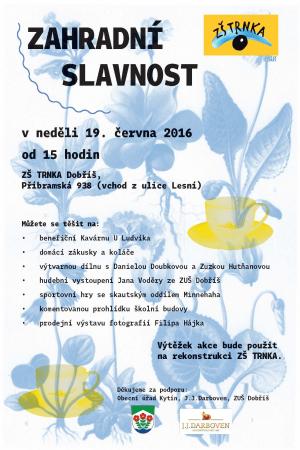 Zahradní slavnost ZŠ Trnka Dobříš