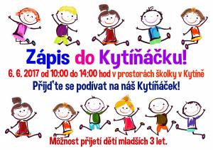 Zápis do Kytínáčku
