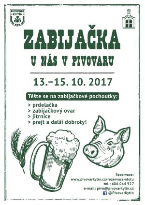 Zabijačka v Kytínském pivovaru